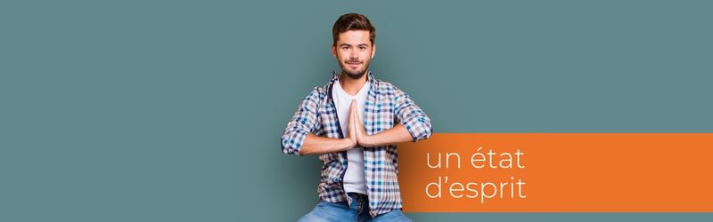 homme yoga zen