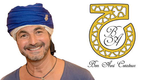 Ben Azri créateur de bijoux symboliques et énergétiques La lumiere de Ben 
